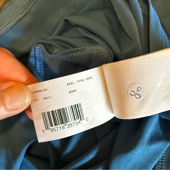 Quiksilver Men's Solid Streak Long Sleeve Rashguard UPF 50+, XXXL, Blue, NWT - Picture 10 of 11